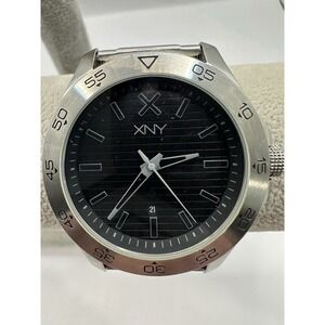 XNY Seiko BV8086 Mens Watch 44MM 7" New Battery VJ32-KA24 Stainless Steel V